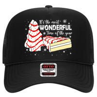 The Most Wonderful Christmas Snack Cake Time Of The Year TShirt High Crown Mesh Back Trucker Hat