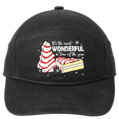 The Most Wonderful Christmas Snack Cake Time Of The Year TShirt 7-Panel Snapback Hat