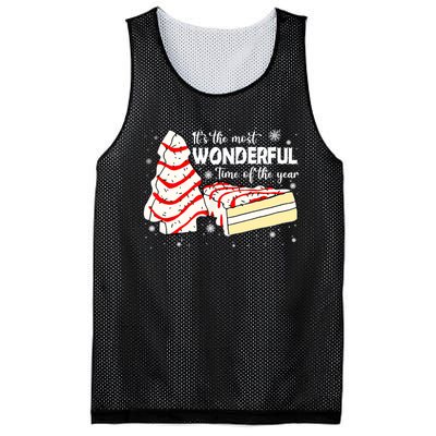 The Most Wonderful Christmas Snack Cake Time Of The Year TShirt Mesh Reversible Basketball Jersey Tank