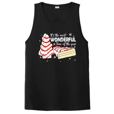 The Most Wonderful Christmas Snack Cake Time Of The Year TShirt PosiCharge Competitor Tank