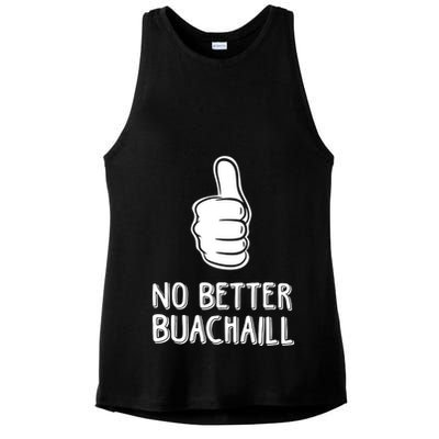 Tally Man Wearing No Better Buachaill Ladies PosiCharge Tri-Blend Wicking Tank