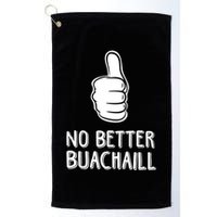 Tally Man Wearing No Better Buachaill Golf Towel