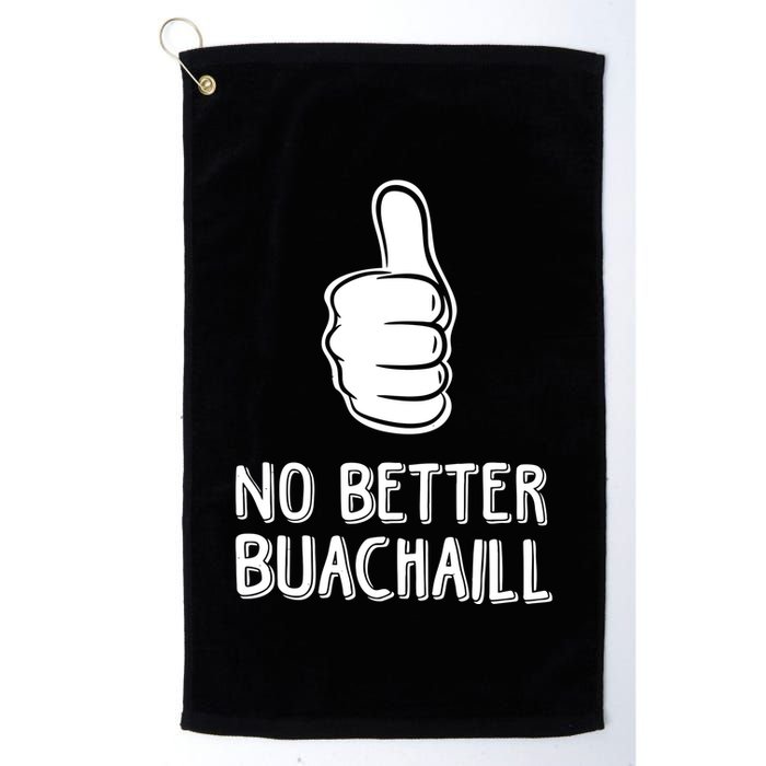 Tally Man Wearing No Better Buachaill Golf Towel