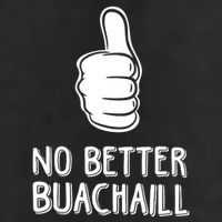 Tally Man Wearing No Better Buachaill Golf Towel
