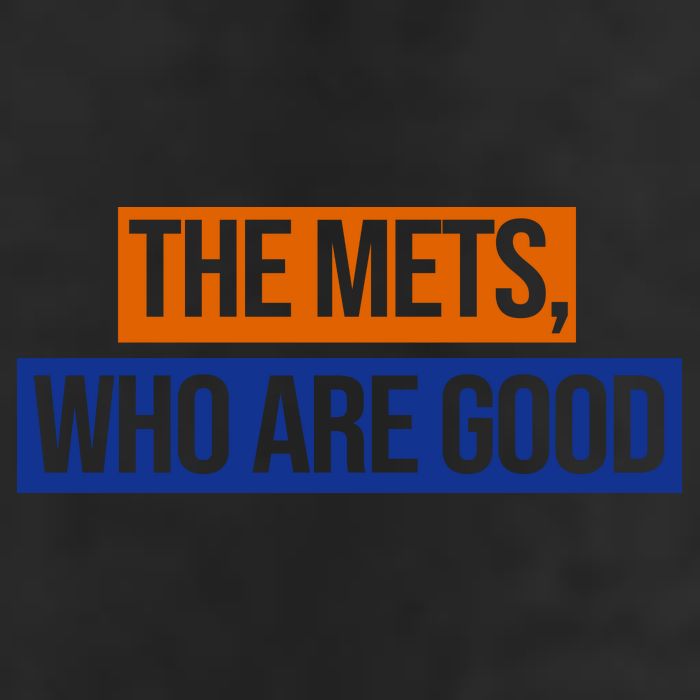 The Mets Who Are Good 7 Panel Mesh Trucker Snapback Hat