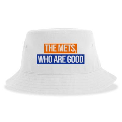 The Mets Who Are Good Sustainable Bucket Hat