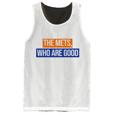 The Mets Who Are Good Mesh Reversible Basketball Jersey Tank