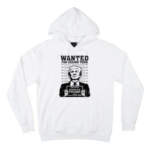 Trump Mugshot Wanted For Second Term 2024 Hoodie