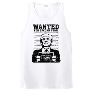 Trump Mugshot Wanted For Second Term 2024 PosiCharge Competitor Tank