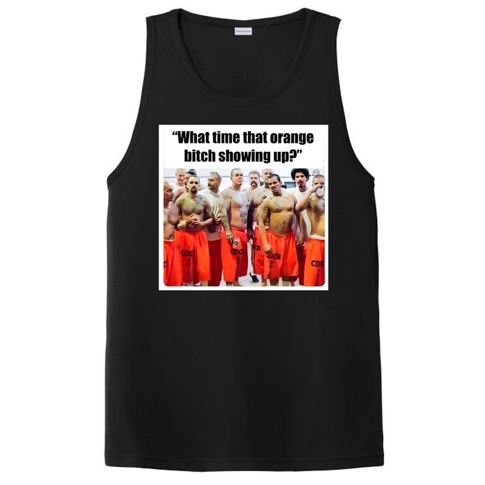 Trump Mugshot What Time That Orange Bitch Showing Up PosiCharge Competitor Tank