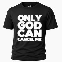 Tana Mongeau Wearing Only God Can Cancel Me Cooling Performance Crew T-Shirt