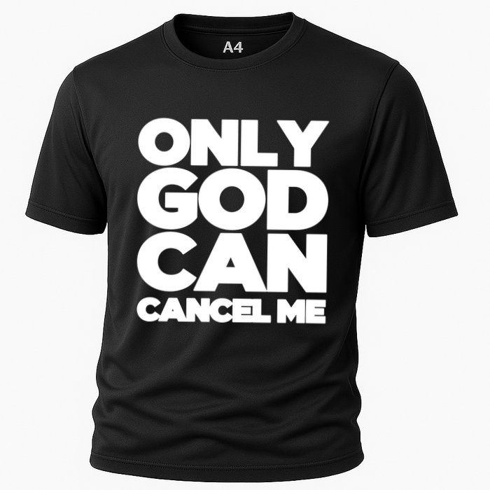 Tana Mongeau Wearing Only God Can Cancel Me Cooling Performance Crew T-Shirt