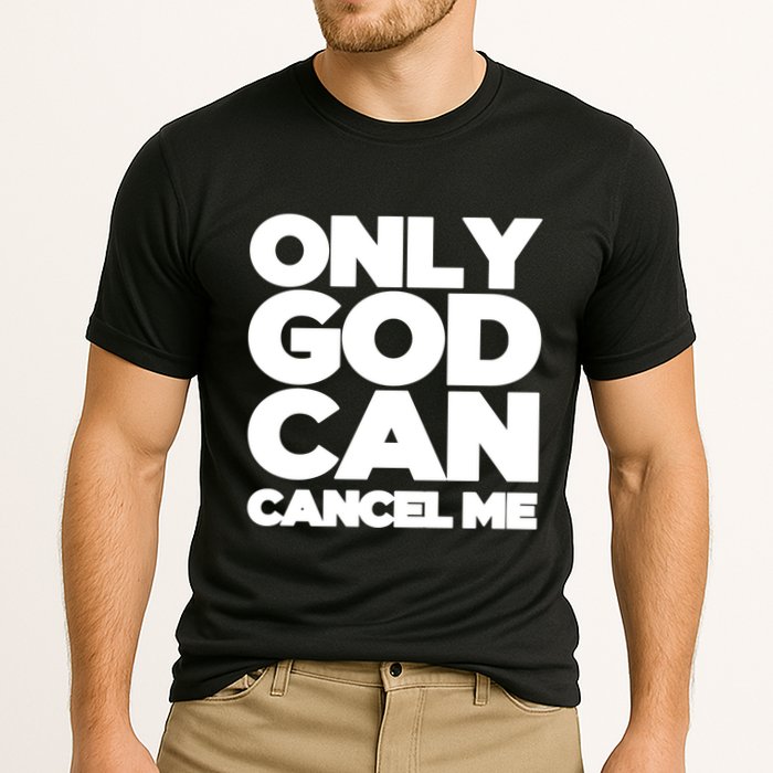 Tana Mongeau Wearing Only God Can Cancel Me Cooling Performance Crew T-Shirt