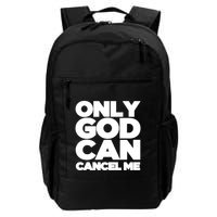 Tana Mongeau Wearing Only God Can Cancel Me Backpack
