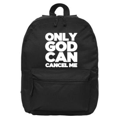 Tana Mongeau Wearing Only God Can Cancel Me 16 in Basic Backpack
