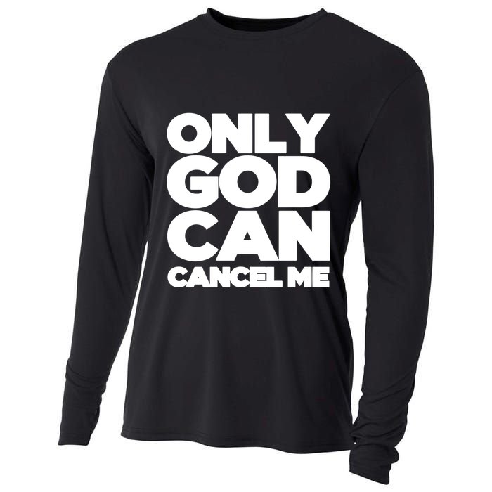 Tana Mongeau Wearing Only God Can Cancel Me Cooling Performance Long Sleeve Crew