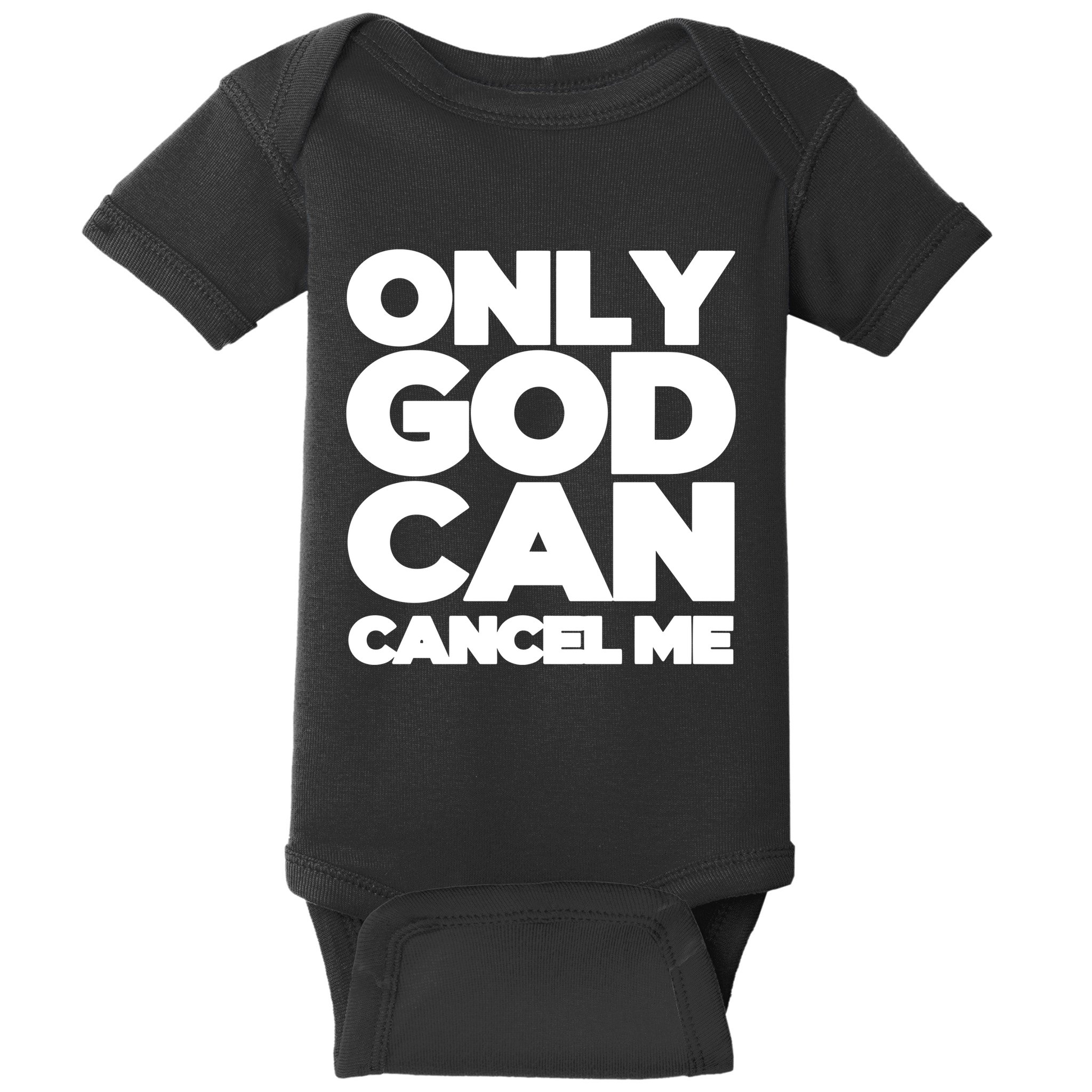 Tana Mongeau Wearing Only God Can Cancel Me Baby Bodysuit
