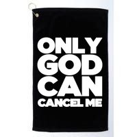 Tana Mongeau Wearing Only God Can Cancel Me Golf Towel