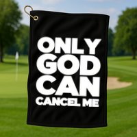 Tana Mongeau Wearing Only God Can Cancel Me Golf Towel
