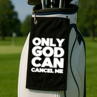Tana Mongeau Wearing Only God Can Cancel Me Golf Towel