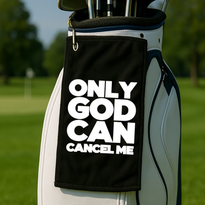 Tana Mongeau Wearing Only God Can Cancel Me Golf Towel