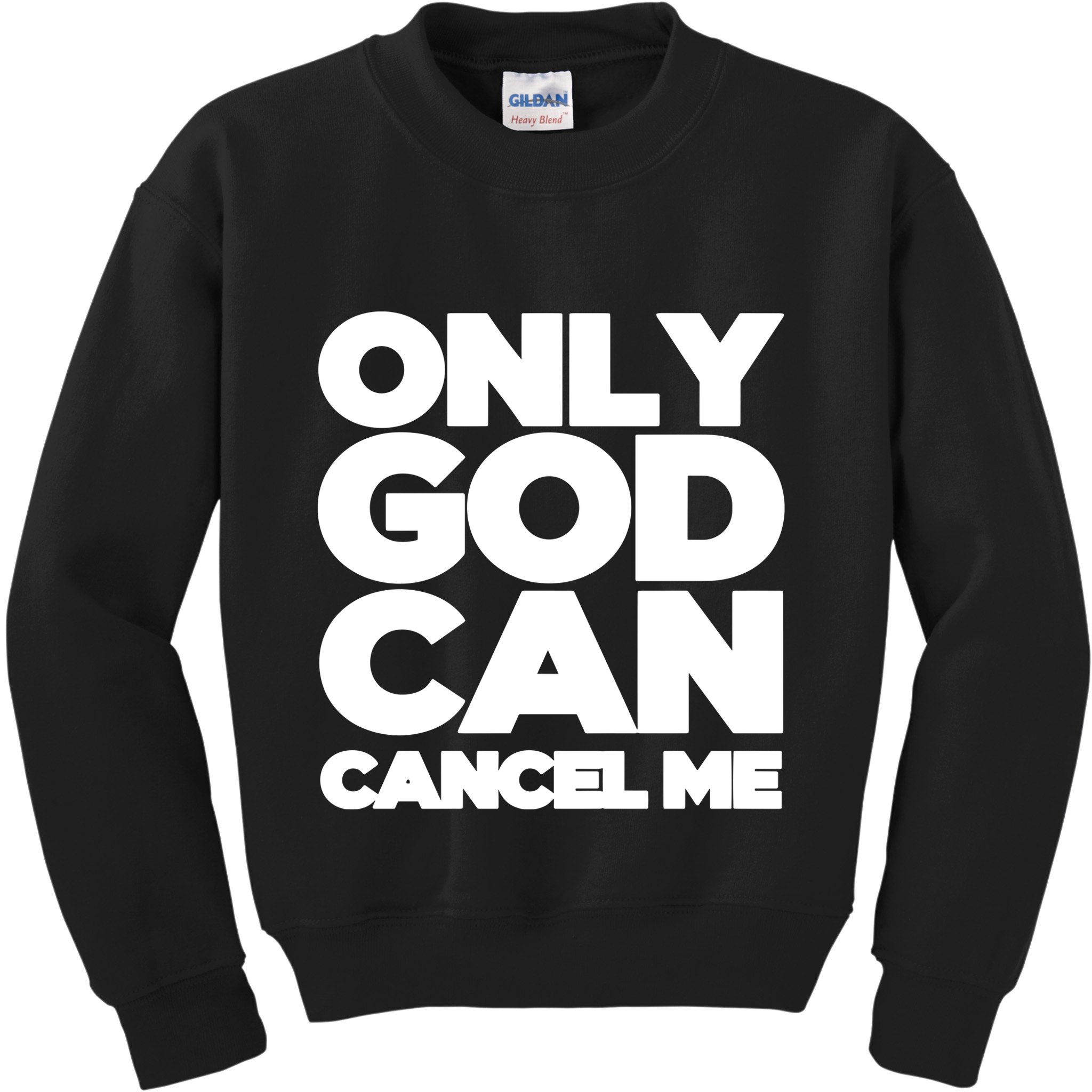 Tana Mongeau Wearing Only God Can Cancel Me Kids Sweatshirt