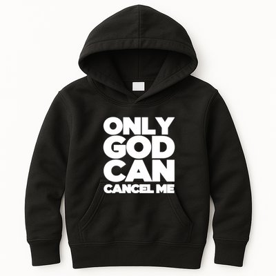 Tana Mongeau Wearing Only God Can Cancel Me Kids Hoodie