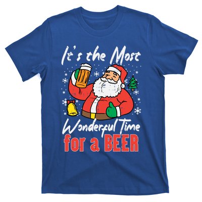 The Most Wonderful Time Santa Funny Christmas Xmas Dad Gift T-Shirt