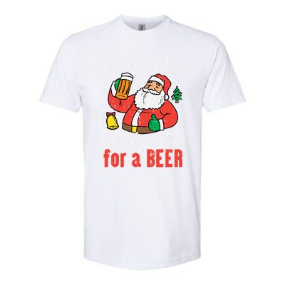 The Most Wonderful Time Santa Funny Christmas Xmas Dad Gift Softstyle® CVC T-Shirt