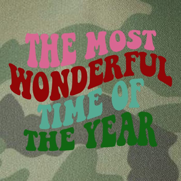 The Most Wonderful Time Of The Year Holiday Groovy Legacy Tie Dye Trucker Hat