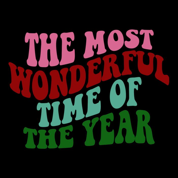 The Most Wonderful Time Of The Year Holiday Groovy Impact Tech Backpack