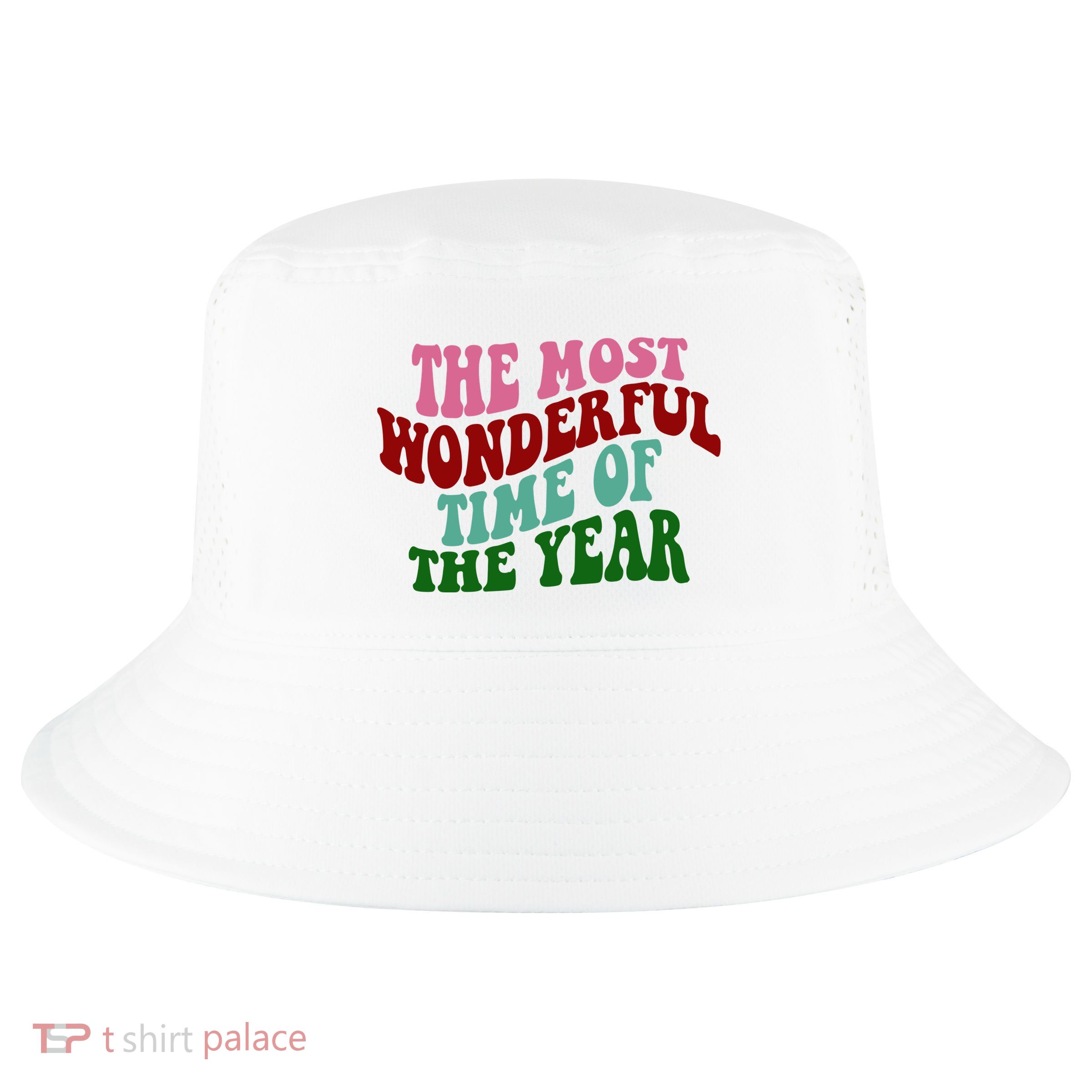 The Most Wonderful Time Of The Year Holiday Groovy Cool Comfort Performance Bucket Hat