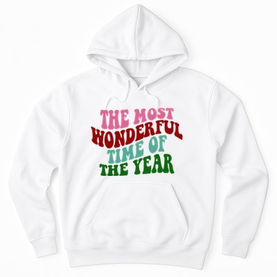 The Most Wonderful Time Of The Year Holiday Groovy Hoodie