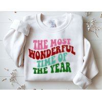 The Most Wonderful Time Of The Year Holiday Groovy Sweatshirt