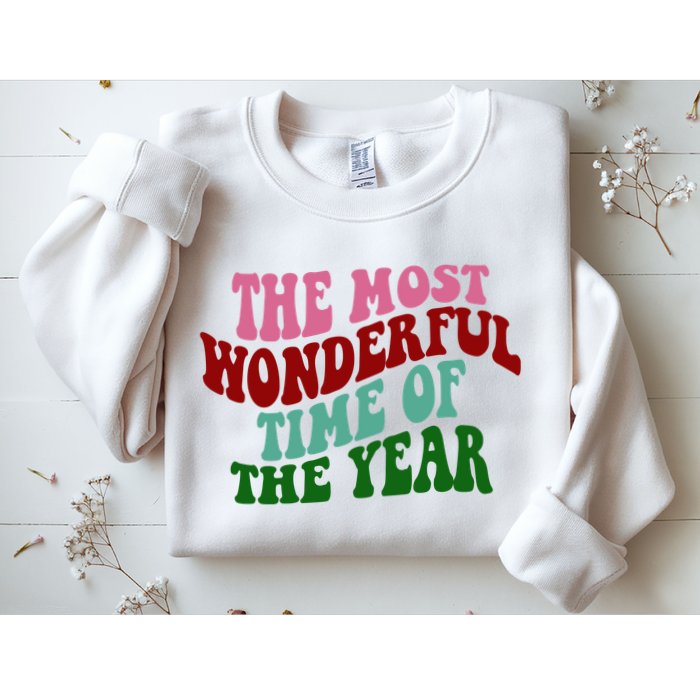 The Most Wonderful Time Of The Year Holiday Groovy Sweatshirt
