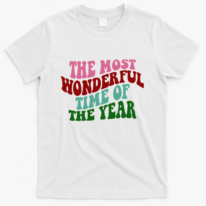 The Most Wonderful Time Of The Year Holiday Groovy T-Shirt