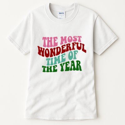 The Most Wonderful Time Of The Year Holiday Groovy Tall T-Shirt