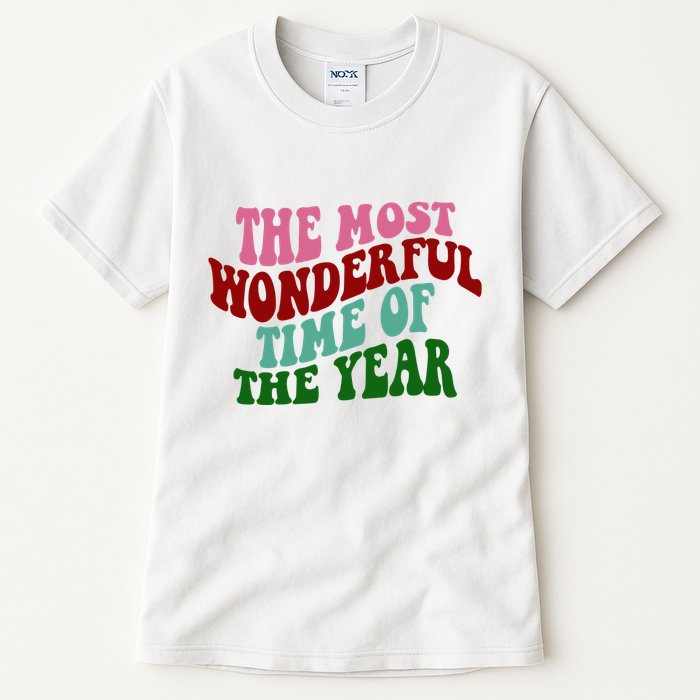 The Most Wonderful Time Of The Year Holiday Groovy Tall T-Shirt