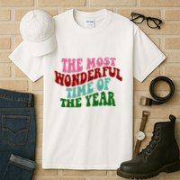 The Most Wonderful Time Of The Year Holiday Groovy Tall T-Shirt