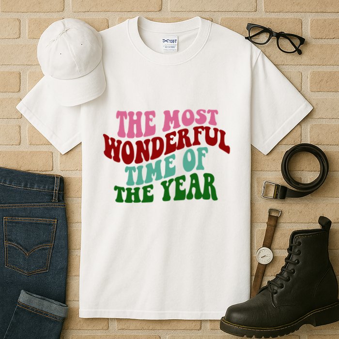 The Most Wonderful Time Of The Year Holiday Groovy Tall T-Shirt