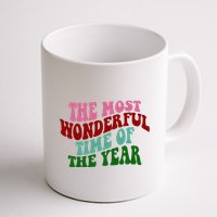 The Most Wonderful Time Of The Year Holiday Groovy Mug