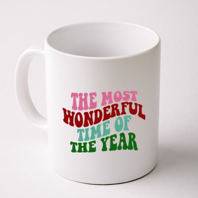 The Most Wonderful Time Of The Year Holiday Groovy Mug