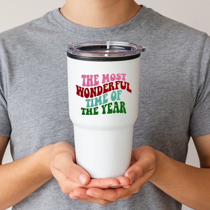 The Most Wonderful Time Of The Year Holiday Groovy Tumbler