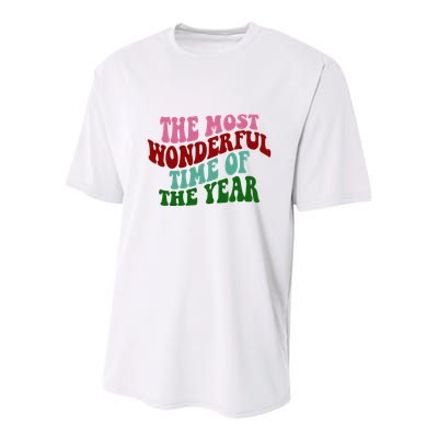 The Most Wonderful Time Of The Year Holiday Groovy Youth Performance Sprint T-Shirt