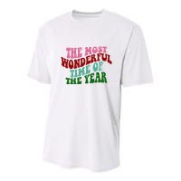 The Most Wonderful Time Of The Year Holiday Groovy Youth Performance Sprint T-Shirt
