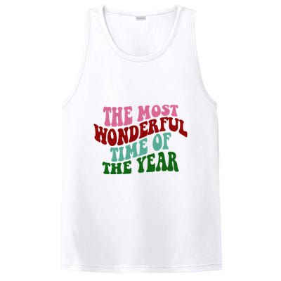 The Most Wonderful Time Of The Year Holiday Groovy PosiCharge Competitor Tank