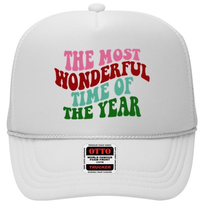 The Most Wonderful Time Of The Year Holiday Groovy Trucker Hat