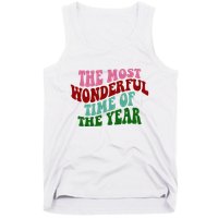 The Most Wonderful Time Of The Year Holiday Groovy Tank Top
