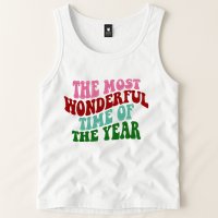 The Most Wonderful Time Of The Year Holiday Groovy Tank Top