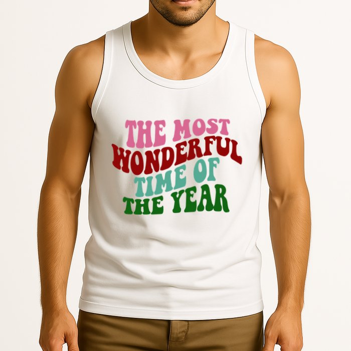 The Most Wonderful Time Of The Year Holiday Groovy Tank Top